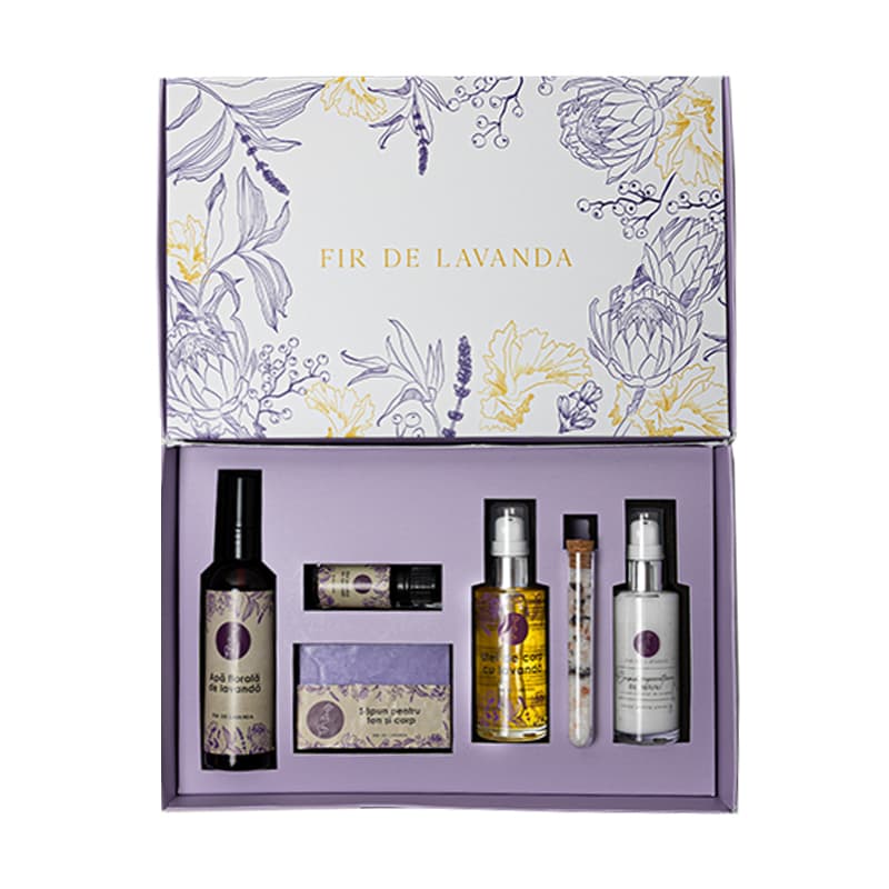 Coffret cadeau « Un instant dans un champ de lavande »